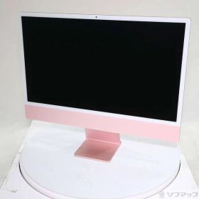 ソフマップ 〔展示品〕 iMac 24-inch Mid-2021 MGPM3J／A Apple M1 8コアCPU_8コアGPU 8GB SSD256GB ピンク 〔26.3 Tahoe〕【258】