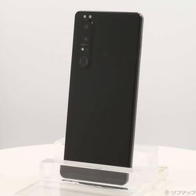 〔中古〕SONY(ソニー) Xperia 1 III 256GB フロストブラック SOG03 auロック解除SIMフリー〔297-ud〕