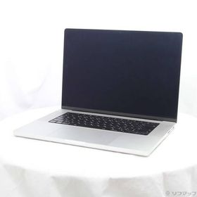 〔中古〕〔展示品〕 MacBook Pro 16.2-inch Late-2024 MX2T3J／A Apple M4 Pro 14コアCPU_20コアGPU 24GB SSD512GB シルバー 〔26.3 Tahoe〕〔262-ud〕