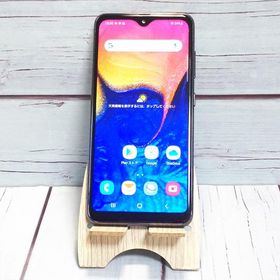 au Galaxy A20 SCV46 Black 本体 白ロム SIMロック解除済み SIMフリー 420482