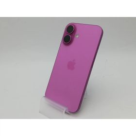 【中古】Apple docomo 【SIMフリー】 iPhone 16 128GB ピンク MYDT3J/A【府中ル・シーニュ】保証期間1ヶ月【ランクB】