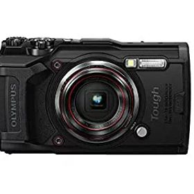 【中古】OLYMPUS デジタルカメラ Tough TG-6 ブラック 1200万画素CMOS F2.0 15m 防水 100kgf耐荷重 GPS 内蔵Wi-F