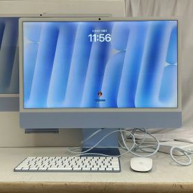 【6/20(土)20時〜全品ポイント10倍！要エントリー】アップル Apple iMac 24インチ MWV13J/A ブルー デスクトップパソコン【中古】