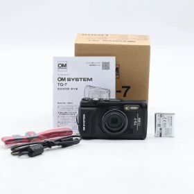 OM SYSTEM Tough TG-7 ブラック｜防水・耐衝撃 タフコンパクトデジタルカメラ｜水中／アウトドア撮影対応 高画質モデル【中古】