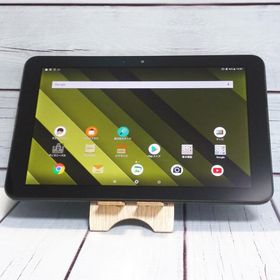au Qua tab QZ10 KYT33 オリーブブラック 本体 白ロム SIMロック解除済み SIMフリー B530382