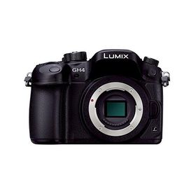パナソニック ミラーレス一眼カメラ ルミックス GH4 ボディ ブラック DMC-GH4-K(中古品)