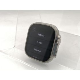【中古】Apple Apple Watch Ultra2 49mm Cellular チタニウムケース/ブルー/ブラックトレイルループ(M/L) MRF63J/A【千葉】保証期間１ヶ月【ランクB】