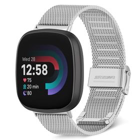 【店長イチオシ！】 Fitbit Versa 4 / Fitbit Versa 3 / Fitbit Sense 2 / Fitbit Sense バンド 金属ベルト ステンレス製 替えベルト 長
