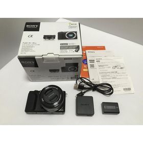【中古】SONY ミラーレス一眼 NEX-3N パワーズームレンズキット E PZ 16-50mm F3.5-5.6 OSS付属 ブラック NEX-3