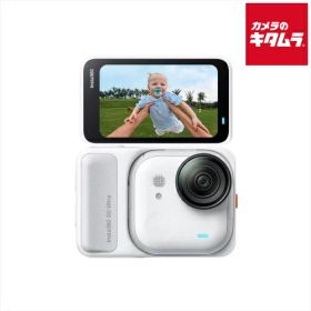 Insta360 GO Ultra クリエイターバンドル アークティックホワイト（CINSABEA-GOULTRA05） ビデオカメラ 4K 小型 高画質 ウェアラブル