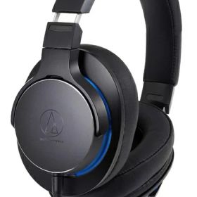 【中古】 オーディオテクニカ ATH-MSR7b BK ヘッドホン 有線 ポータブル ポータブル ハイレゾ音源対応 SoundReality ブラック