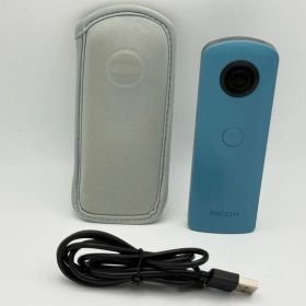 【動作確認済】RICOH THETA SC ブルー リコー シータ 360度カメラ