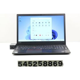 ノートパソコン Lenovo ThinkPad E590 Core i5 8265U 1.6GHz/8GB/256GB(SSD)/15.6W/FWXGA(1366x768)/Win11 画面キズあり