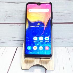 au Galaxy A20 SCV46 Black 本体 白ロム SIMロック解除済み SIMフリー 462137