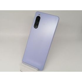 【中古】SONY au 【SIMフリー】 Xperia 10 V ラベンダー 6GB 128GB SOG11【OSU301】保証期間１ヶ月【ランクC】