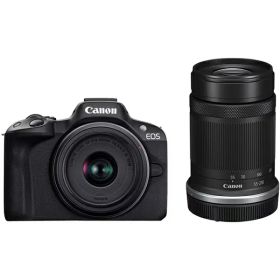 【10年間保証付き】[キヤノン]EOS R50 ダブルズームキット ブラック