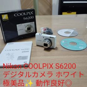 極美品✨️ Nikon COOLPIX S6200 希少✨️ホワイト 動作良好◎