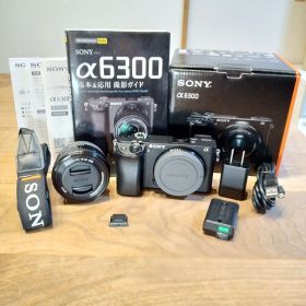 【センサー清掃+ガイドブック付】SONY α6300 レンズKit【返金保証付】