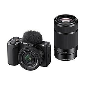 SONY(ソニー) VLOGCAM ZV-E10 II ダブルズームレンズキット ミラーレス一眼カメラ ブラック ZV-E10M2X ［ズームレンズ+ズームレンズ］ [振込不可][代引不可]