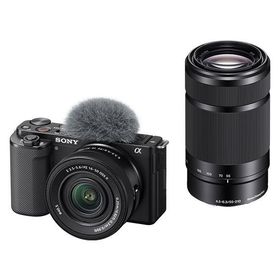 SONY VLOGCAM ZV-E10X ダブルズームレンズキット [ブラック]【お取り寄せ商品（３週間から４週間程度での入荷、発送）】（2100000017820）