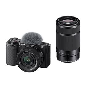デジタル一眼カメラ α VLOGCAM ZV-E10 ダブルズームレンズキット ブラック 取り寄せ商品