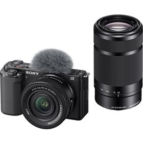 SONY（ソニー） ミラーレス一眼カメラ ダブルズームレンズキット VLOGCAM ZV-E10 ZV-E10X B
