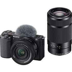 ソニー ZV-E10X B VLOGCAM α Eマウント ダブルズームレンズキット ブラック