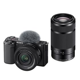 ミラーレス 一眼 カメラ ダブルズームレンズキット VLOGCAM ブラック ソニー ZV-E10X B