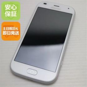 新品同様 F-42A らくらくスマートフォン ホワイト 即日発送 スマホ 白ロム 富士通 土日祝発送OK 08000