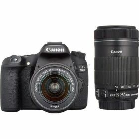 【中古】キヤノン Canon EOS 70D ダブルズームキット EF-S18-55 IS STM/EF-S55-250 IS STM付属当店保証30日間 人気モデル 高画質 売れ筋