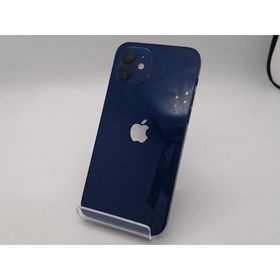 【中古】Apple au 【SIMロック解除済み】 iPhone 12 128GB ブルー MGHX3J/A【広島本通】保証期間１ヶ月【ランクC】