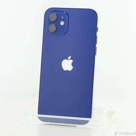 〔中古〕Apple(アップル) iPhone12 128GB ブルー MGHX3J／A SIMフリー〔276-ud〕