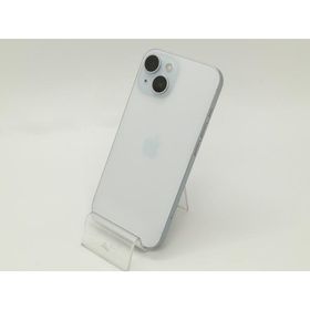 【中古】Apple SoftBank 【SIMフリー】 iPhone 15 512GB ブルー MTMX3J/A【静岡】保証期間１ヶ月【ランクB】