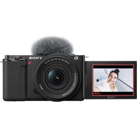 ソニー カメラ ミラーレス一眼カメラ VLOGCAM ZV-E10K-B パワーズームレンズキット ブラック SONY