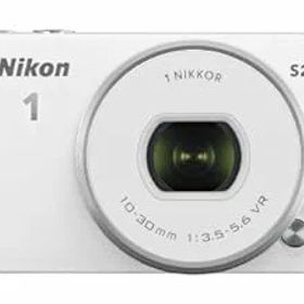 【中古】Nikon ミラーレス一眼 Nikon1 S2 標準パワーズームレンズキット ホワイト S2PLKWH