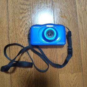 値段交渉可 Nikon COOLPIX S33 本体 ブルー デジタルカメラ