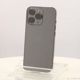 〔中古〕Apple(アップル) iPhone13 Pro 128GB グラファイト MLUE3J／A SIMフリー〔196-ud〕