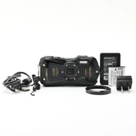 ＜美品＞ PENTAX WG-90 ブラック｜本格防水デジタルカメラ｜動作良好｜外観極上美品｜光学良好｜モニター角部に小スレあり｜安心して使える高コンディション