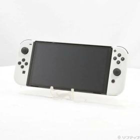 【中古】Nintendo(任天堂) Nintendo Switch 有機ELモデル Joy-Con(L)／(R) ホワイト 【258-ud】