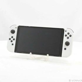 【中古】Nintendo(任天堂) Nintendo Switch 有機ELモデル Joy-Con(L)／(R) ホワイト 【258-ud】