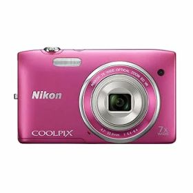 【中古】（非常に良い）Nikon デジタルカメラ COOLPIX S3500 光学7倍ズーム 有効画素数 2005万画素 ストロベリーピンク S3500PK