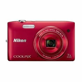 【中古】（非常に良い）Nikon デジタルカメラ COOLPIX S3500 光学7倍ズーム 有効画素数 2005万画素 ラズベリーレッド S3500RD