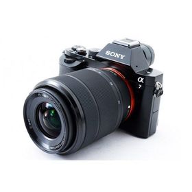 SONY α7 レンズキット ブラック 美品 動作確認済み 1ヶ月保証付 小型軽量 ミラーレス