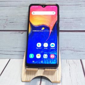 au Galaxy A20 SCV46 Black 本体 白ロム SIMロック解除済み SIMフリー C433559