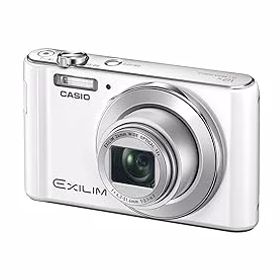 【中古】（非常に良い）CASIO デジタルカメラ EXILIM EX-ZS190WE 広角24mm 光学12倍ズーム プレミアムオート 1610万画素 ホワイト