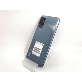 【中古】Xiaomi 国内版 【SIMフリー】 Redmi Note 10T アジュールブラック 4GB 64GB 22021119KR【宇田川】保証期間１ヶ月【ランクB】