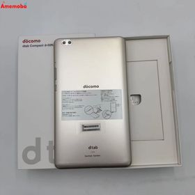 爆速発送dtab Compact d-02K 32GB Gold docomo版フリー 極美品