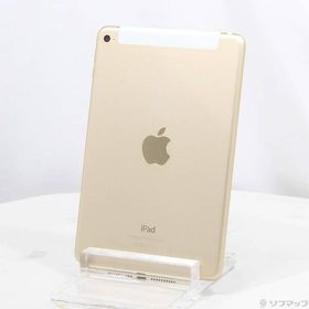 〔中古〕Apple(アップル) iPad mini 4 16GB ゴールド MK712J／A docomoロック解除SIMフリー〔269-ud〕