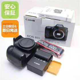 【中古】 超美品 EOS 80D ボディ ブラック 中古 Canon 土日祝発送OK