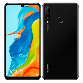 【SIMロック解除済】Y!mobile HUAWEI P30 lite MAR-LX2J Midnight Black Huawei 当社3ヶ月間保証 中古 イオシス